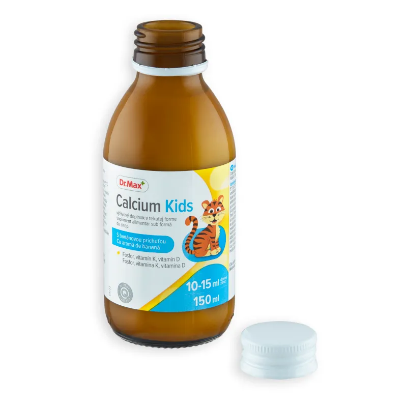 Dr. Max Calcium Kids 1×150 ml, výživový doplnok pre deti