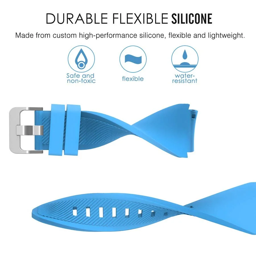 BStrap Silicone Sport remienok na Xiaomi Watch S1 Active coral blue