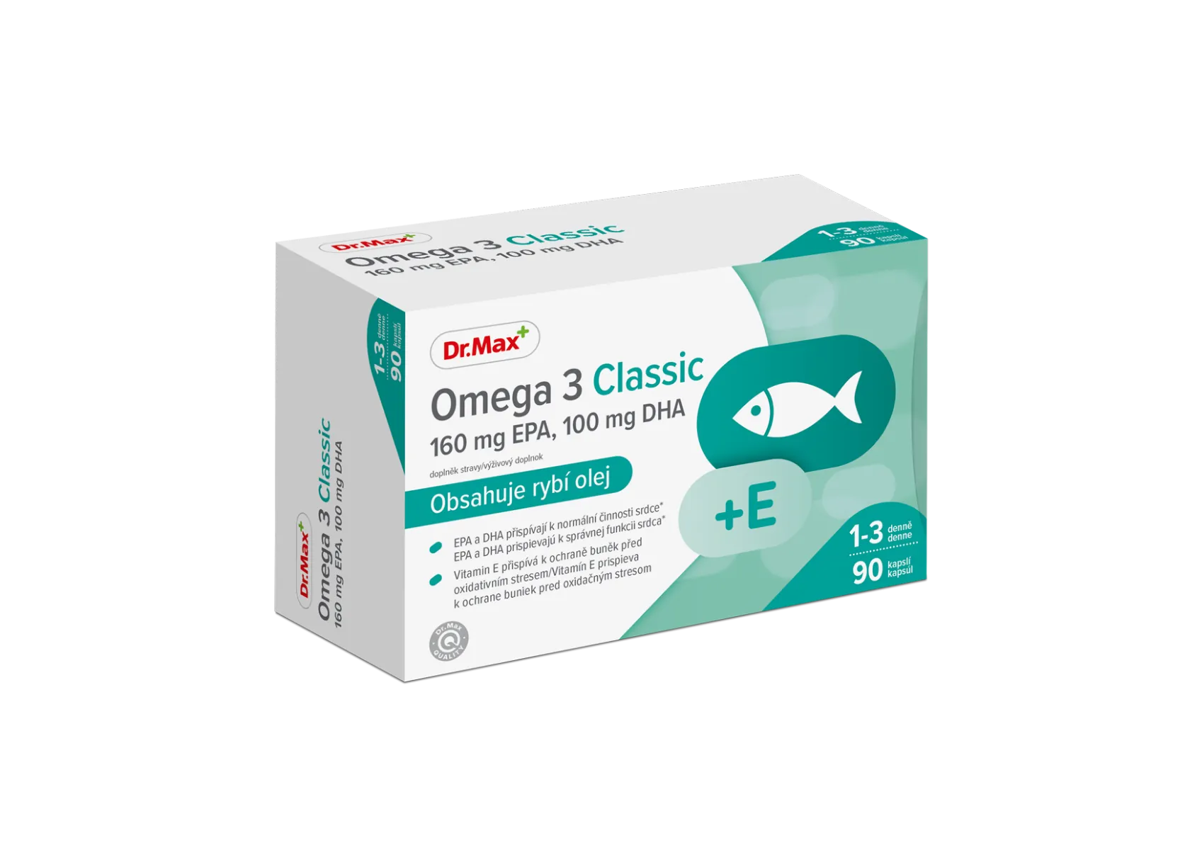 Dr. Max Omega 3 Classic 1×90 cps, výživový doplnok