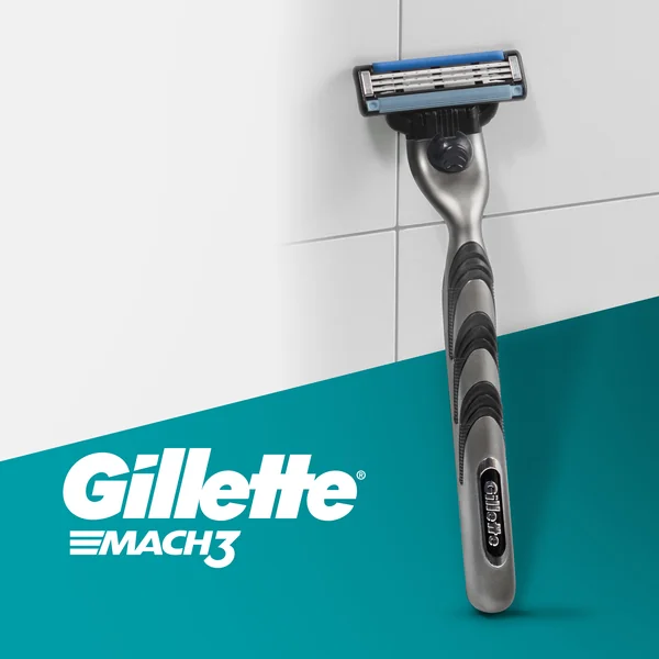 Gillette Darčeková Súprava: Mach3 Holiaci Strojček + 1 Čepeľ + Gél Series 200 ml + Taška 1×1 ks, darčeková sada