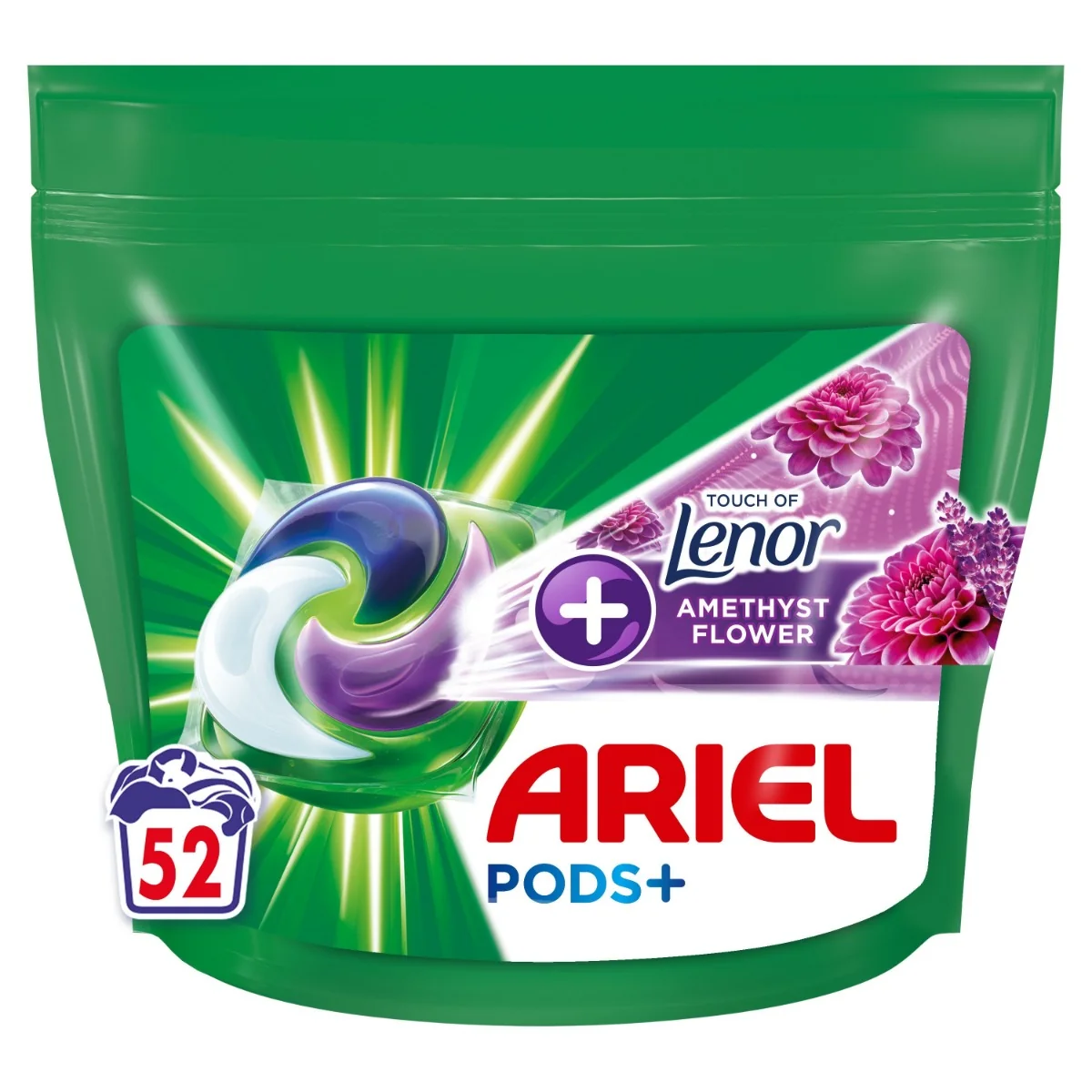 Ariel+, Amethyst Flower, pracie kapsuly 52ks 1×52 ks, pracie kapsuly