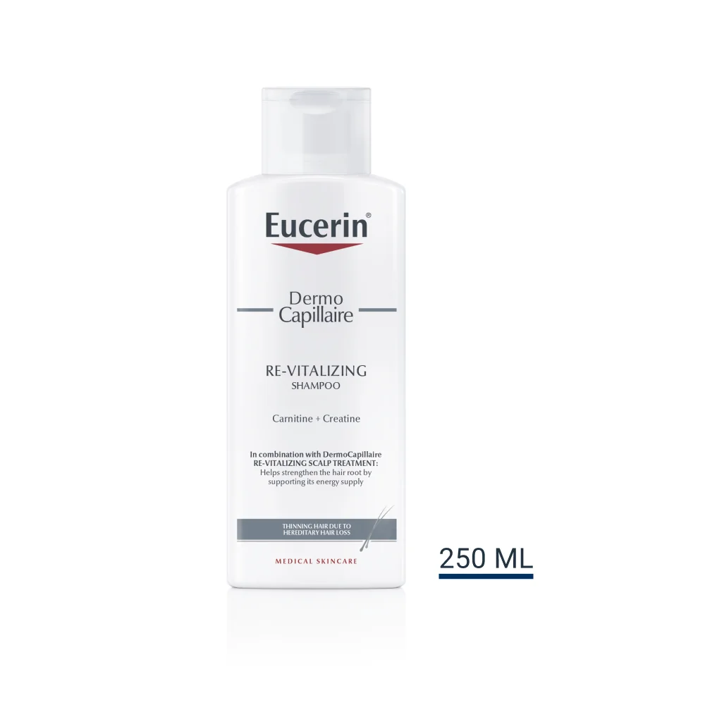 Eucerin DermoCapillaire proti vypadávaniu vlasov 1×250 ml, šampón (re-vitalizing)