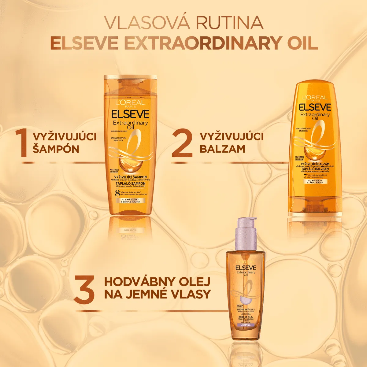 L'Oréal Paris Elseve Extraordinary Oil olej na suché vlasy, 100 ml 1×100 ml olej