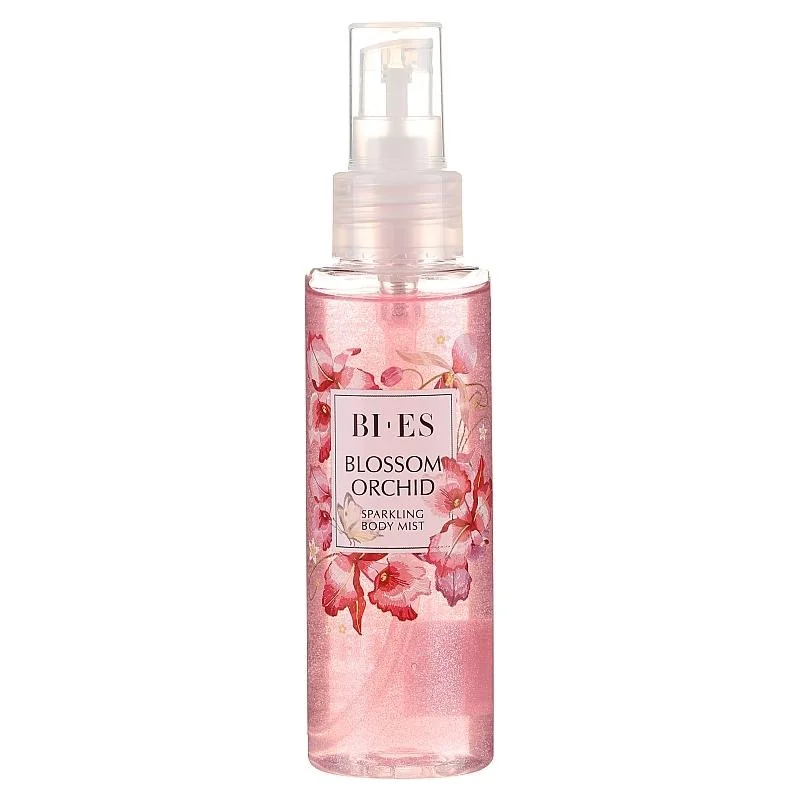 BI-ES BLOSSOM ORCHID telový sprej s trblietkami 200ML