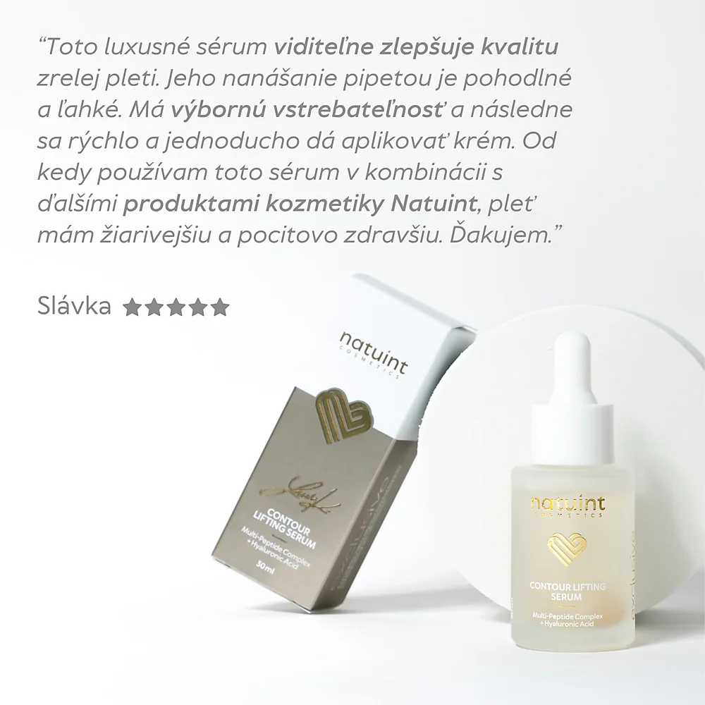 Natuint cosmetics - Exclusive - Liftingové pleťové sérum Exclusive - Contour Lifting Serum