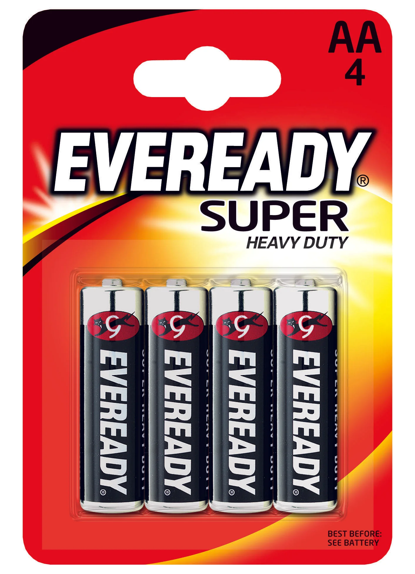 Energizer Eveready Super Heavy Duty AA R6/4 1,5V 4ks 7638900083590