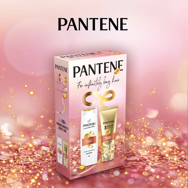 Pantene Pro-V Infinitely long súprava: šampón + kondicionér 1×1 ks, darčeková sada