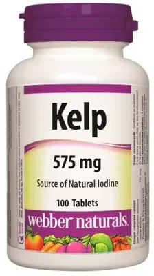 WEBBER NATURALS Kelp 750 mcg