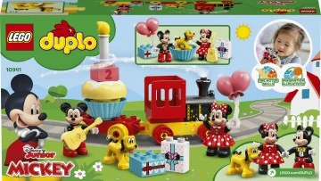 LEGO® DUPLO 10941 Narodeninový vláčik Mickeyho a Minnie 1×1 ks, lego stavebnica