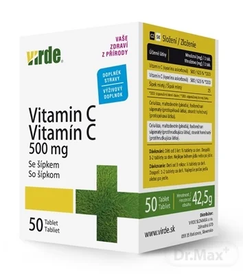 VITAMIN C  500MG  50TBL VIRDE