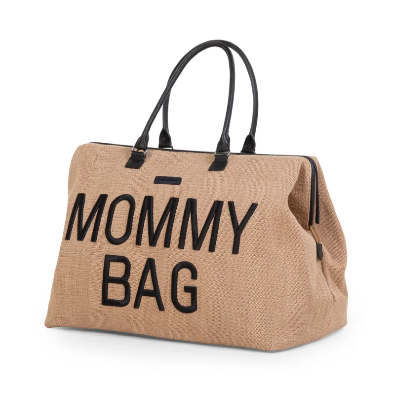 CHILDHOME - Prebaľovacia taška Mommy Bag RAFFIA LOOK 