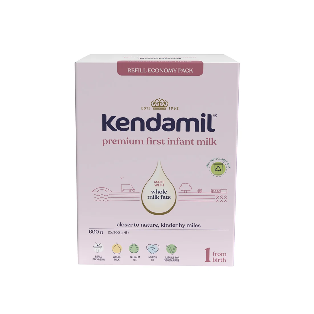 Kendamil Premium Box 1 1×600 g, dojčenská výživa