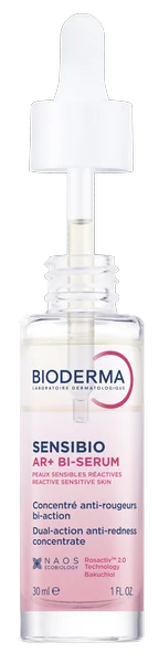 BIODERMA Sensibio AR+ BI-sérum na zmiernenie začervenania a redukciu vrások 1×30 ml, sérum