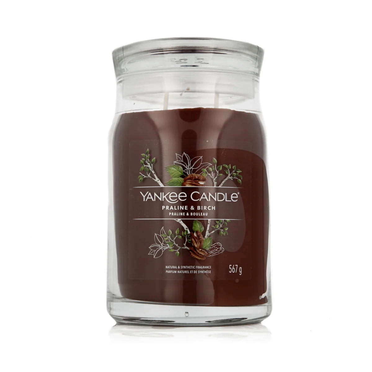 YANKEE CANDLE vonná sviečka 567g Praline & Birch