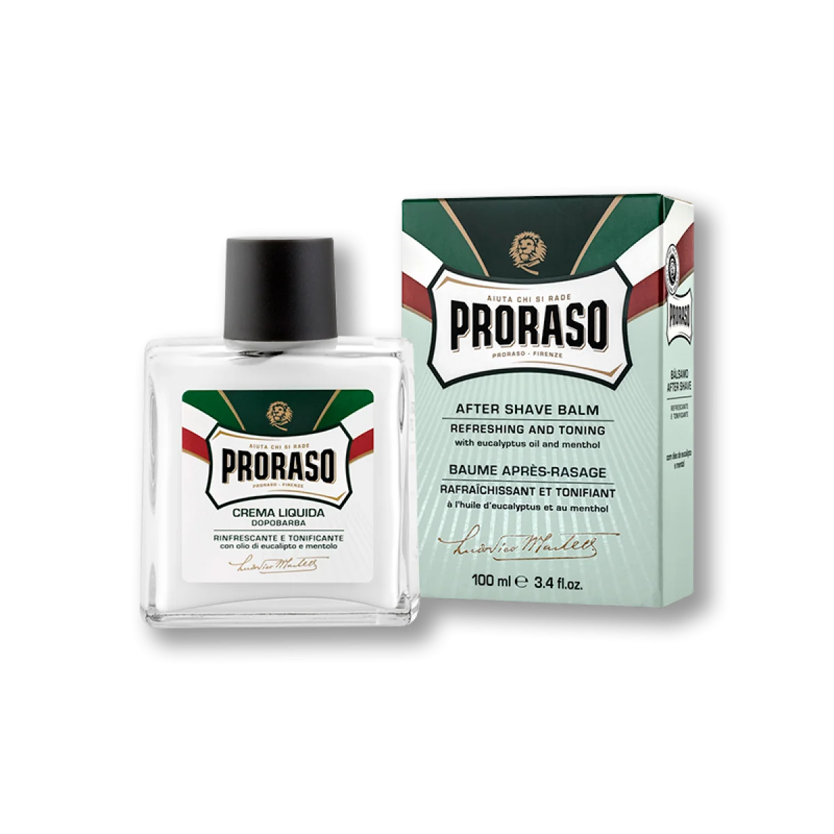 Osviežujúci balzam po holení Proraso Refreshing aftershave balm green 100ml