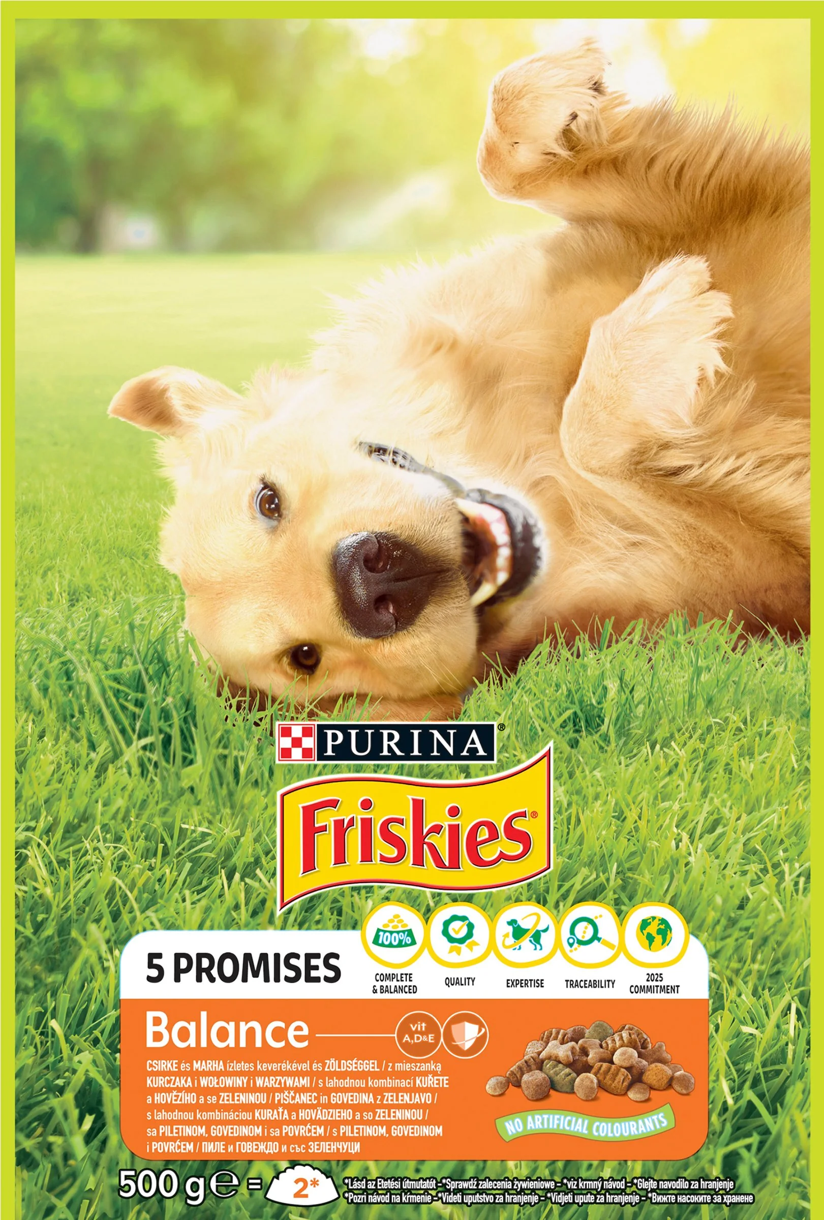 FRISKIES GP 12x500g Balance s kuraťom a pridanou zeleninou