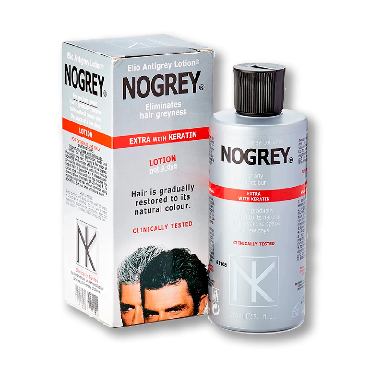 Vlasová voda proti šedinám s keratinom NoGrey Antigrey Lotion XL 200 ml