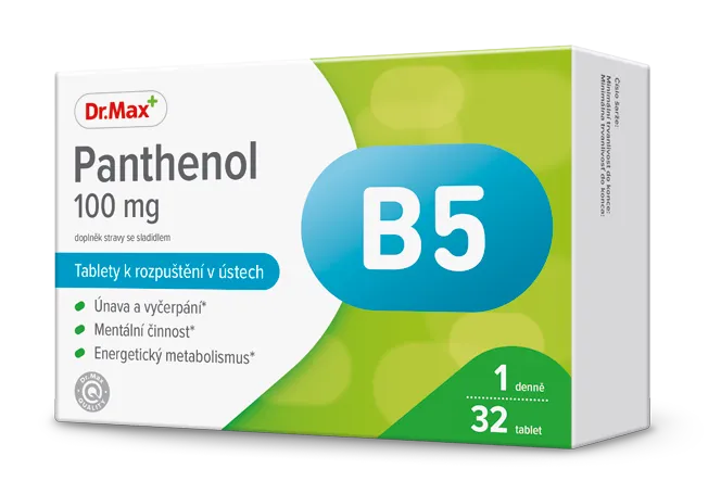 Dr. Max Panthenol 100 mg 1×32 tbl, výživový doplnok