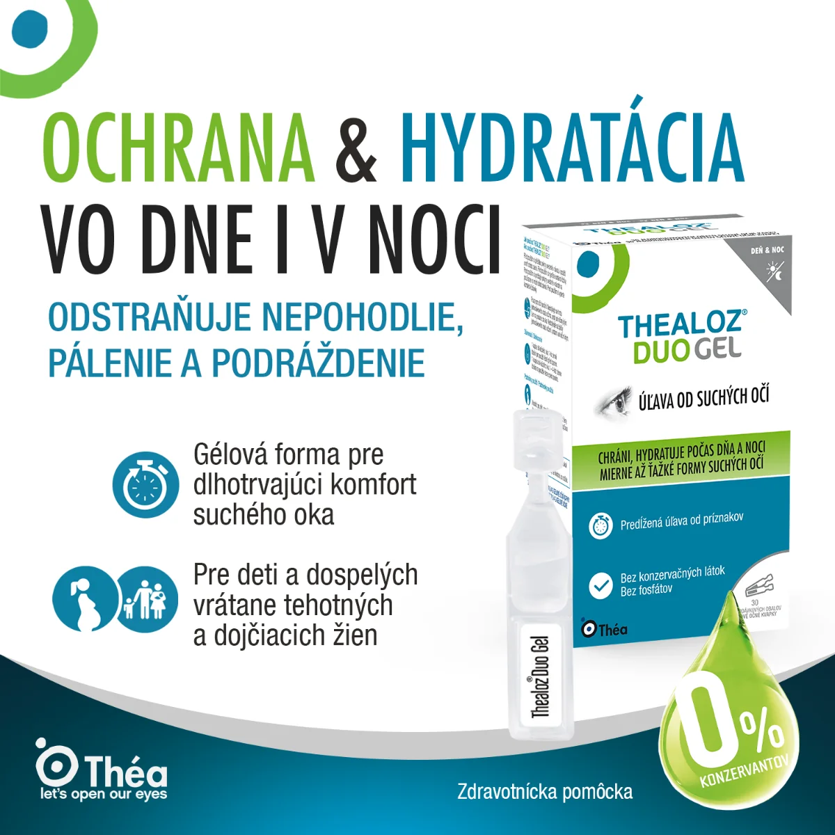 Thealoz Duo Gel 30×0,4 g, tekutý očný gél