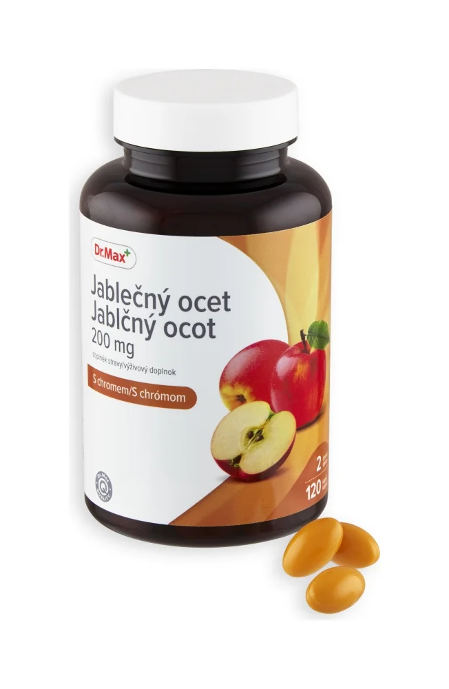 Dr. Max Jablčný ocot 200 mg 1×120 kapsúl