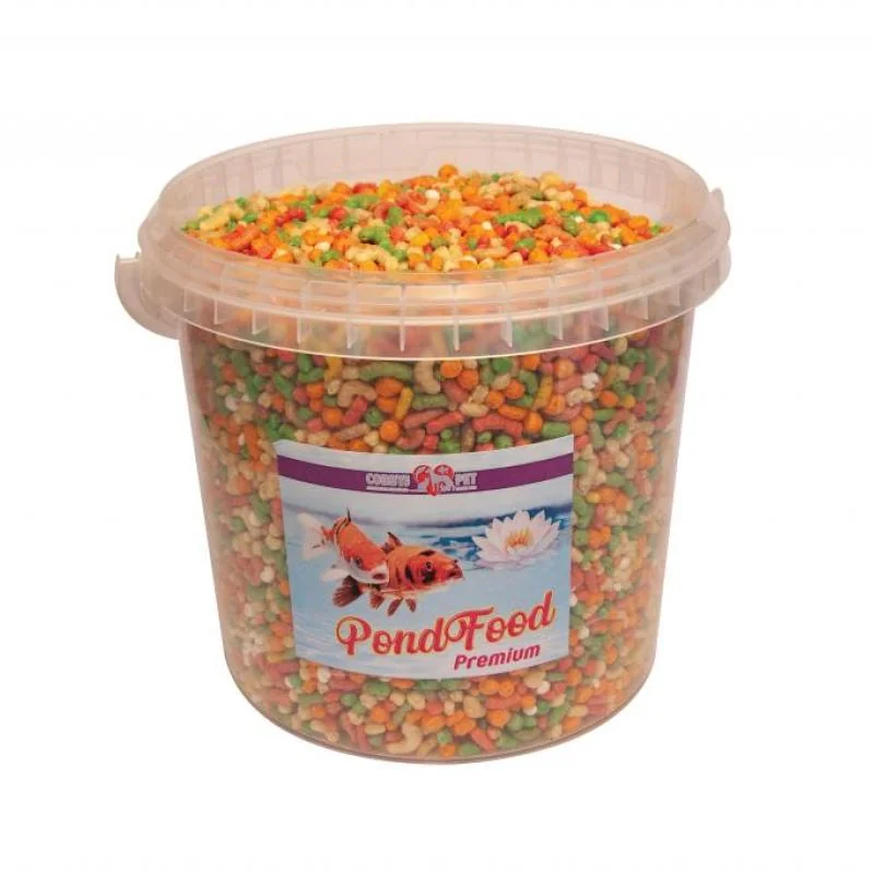 COBBYS PET POND MIX EXTRA 2,5l / 300g vedro zmes granúl, peliet a extrudovaného prosa 