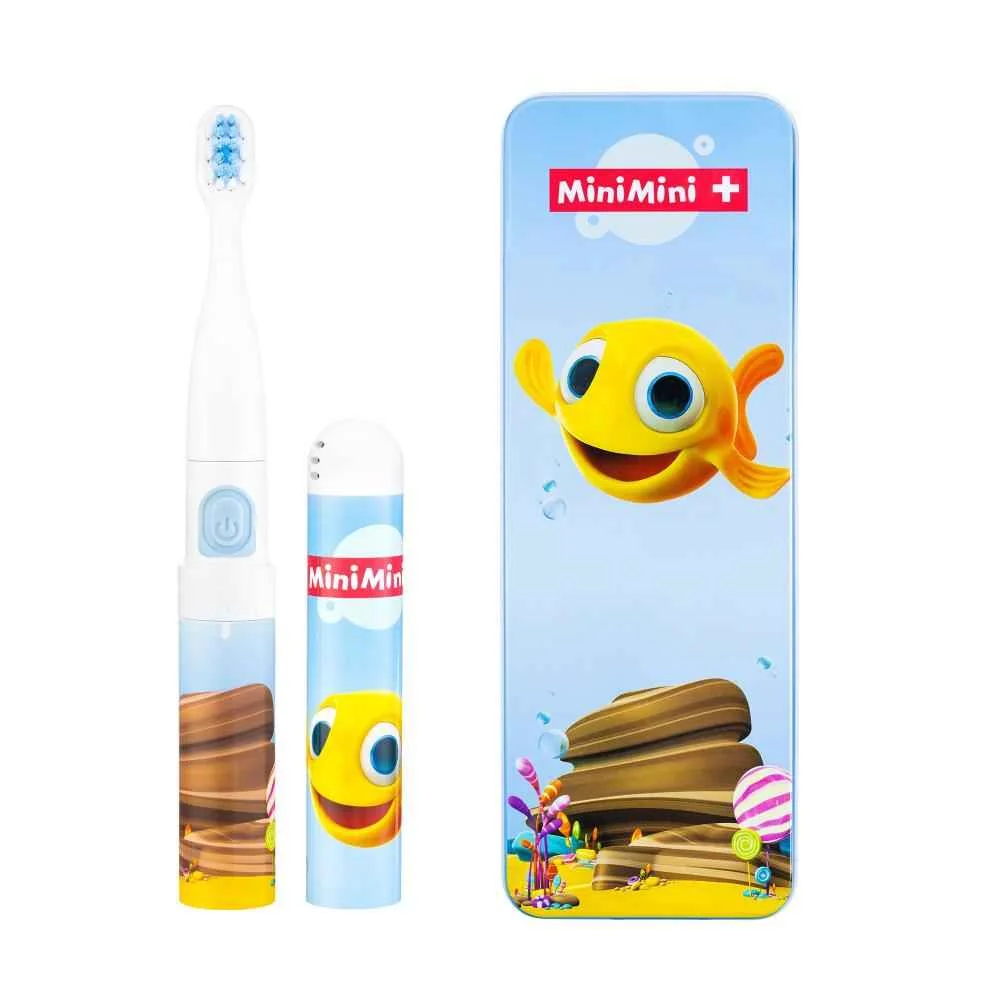 Vitammy Smile Minimini+ Detská Sonická Zubná Kefka, Delfín Finek, Od 3 Rokov