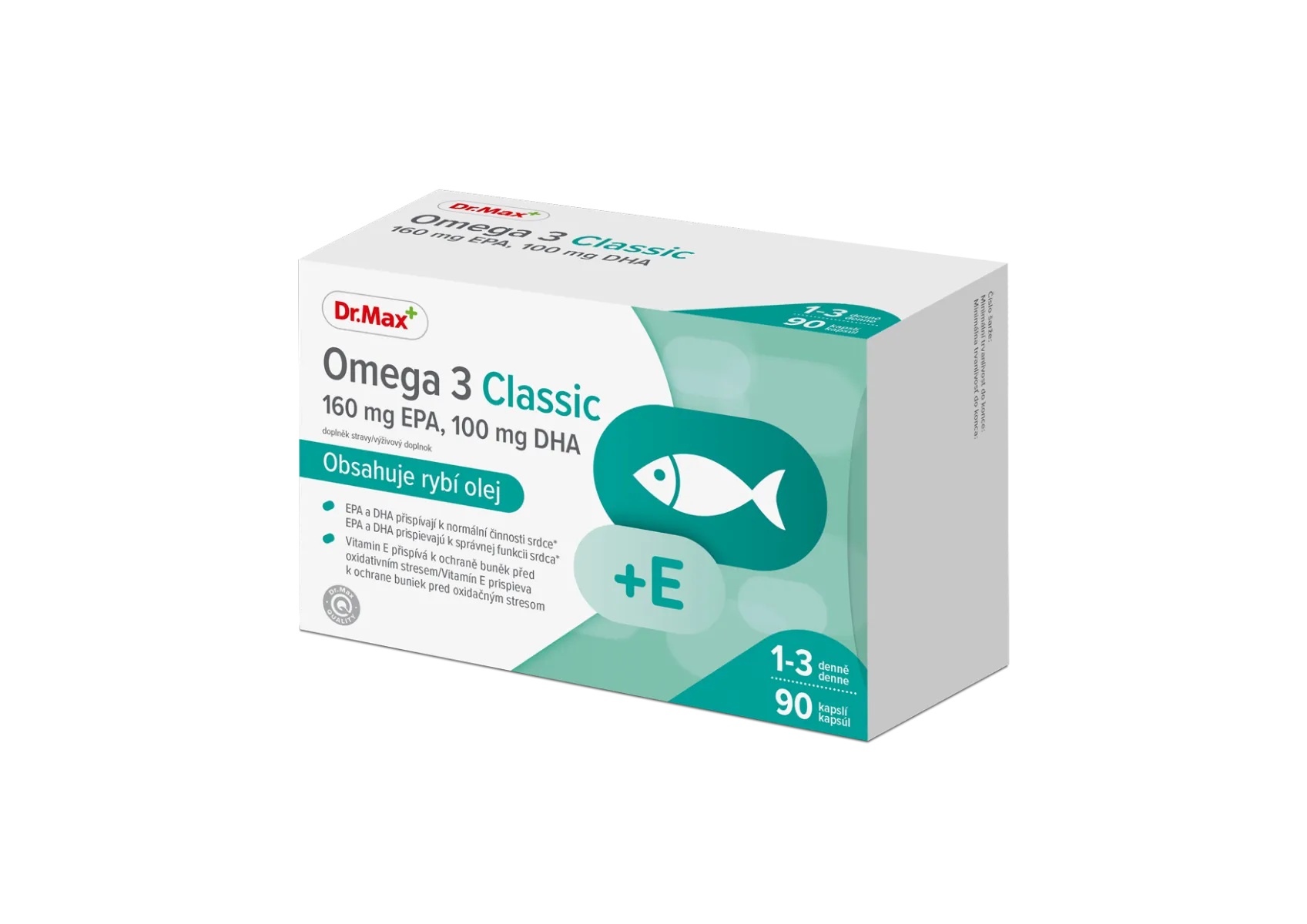 Dr. Max Omega 3 Classic 1×90 cps, výživový doplnok