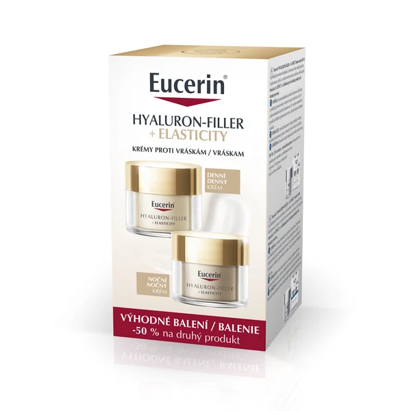 Eucerin HYALURON-FILLER + ELASTICITY Denný krém + Nočný krém