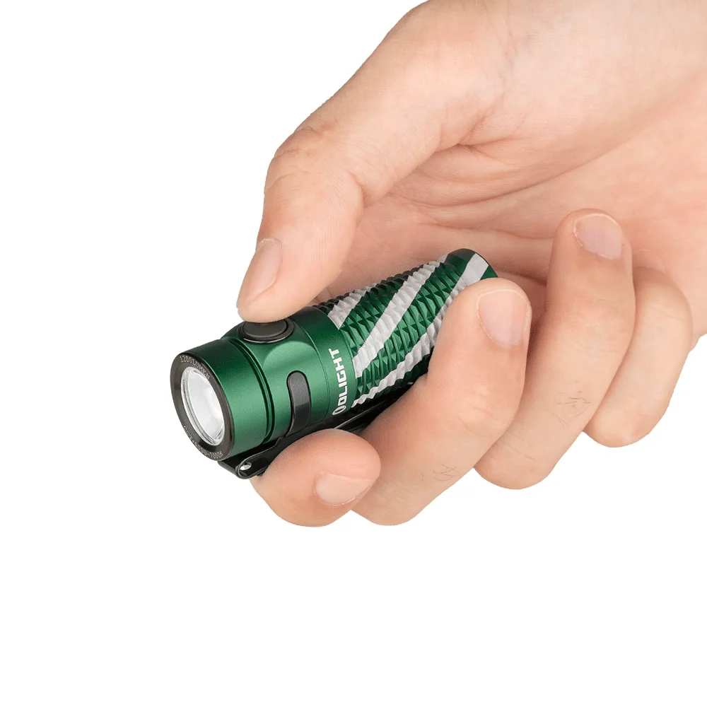 Baton 3 (Christmas green)Limited OLIGHT ORB-16C05-10C
550mAh 3.7V IMR16340
(Included) 