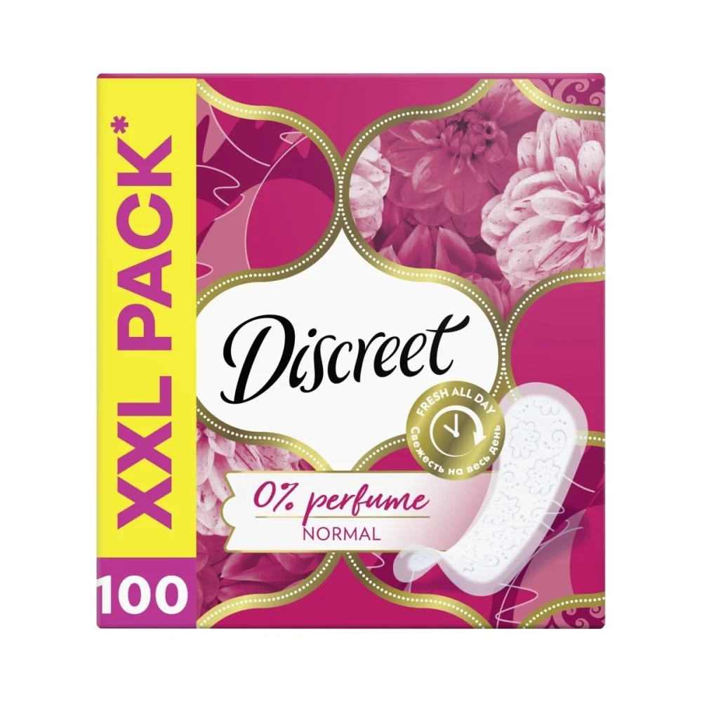 Discreet intimky Normal 1×100 ks, intímne vložky