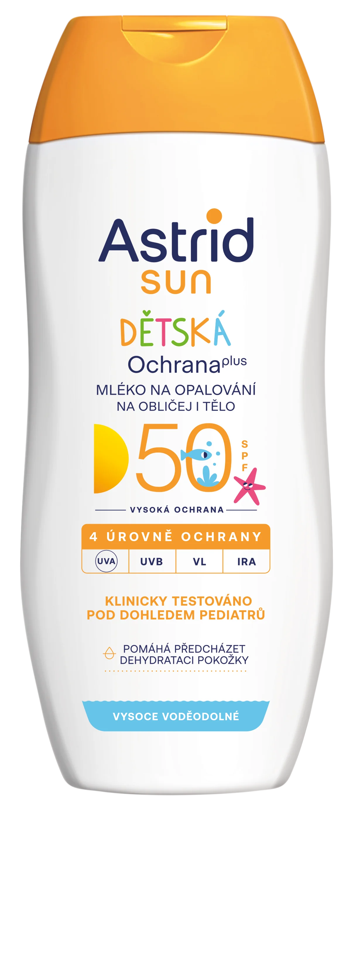 ASTRID SUN detské opaľovacie mlieko OF50