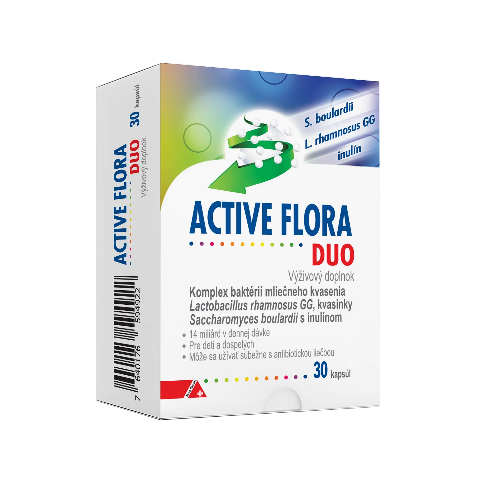 ACTIVE FLORA DUO, 30 cps 1×30 cps, výživový doplnok