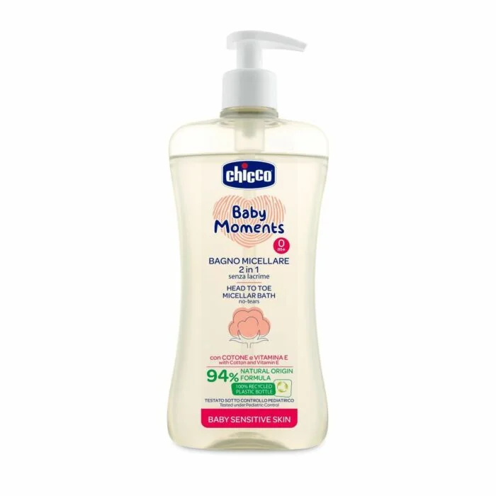 CHICCO DETSKY SAMPON NA TELO A VLASY MICELAR 500ML