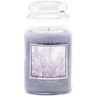 Village Candle Vonná sviečka v skle - Frosted Lavender - Ľadová levanduľa, veľká