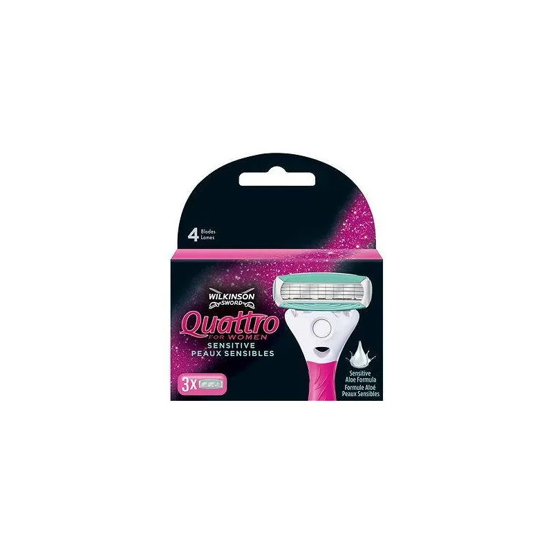 Wilkinson Quattro Pink 3ks náhradné hlavice