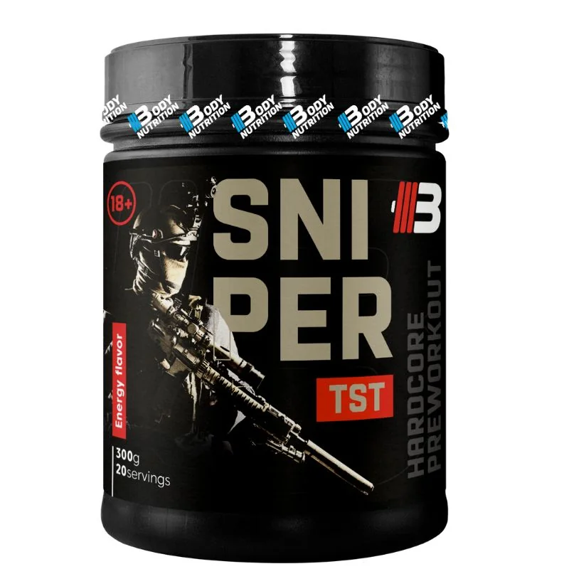 SNIPER TST 300g príchuť energy od BODY NUTRITION