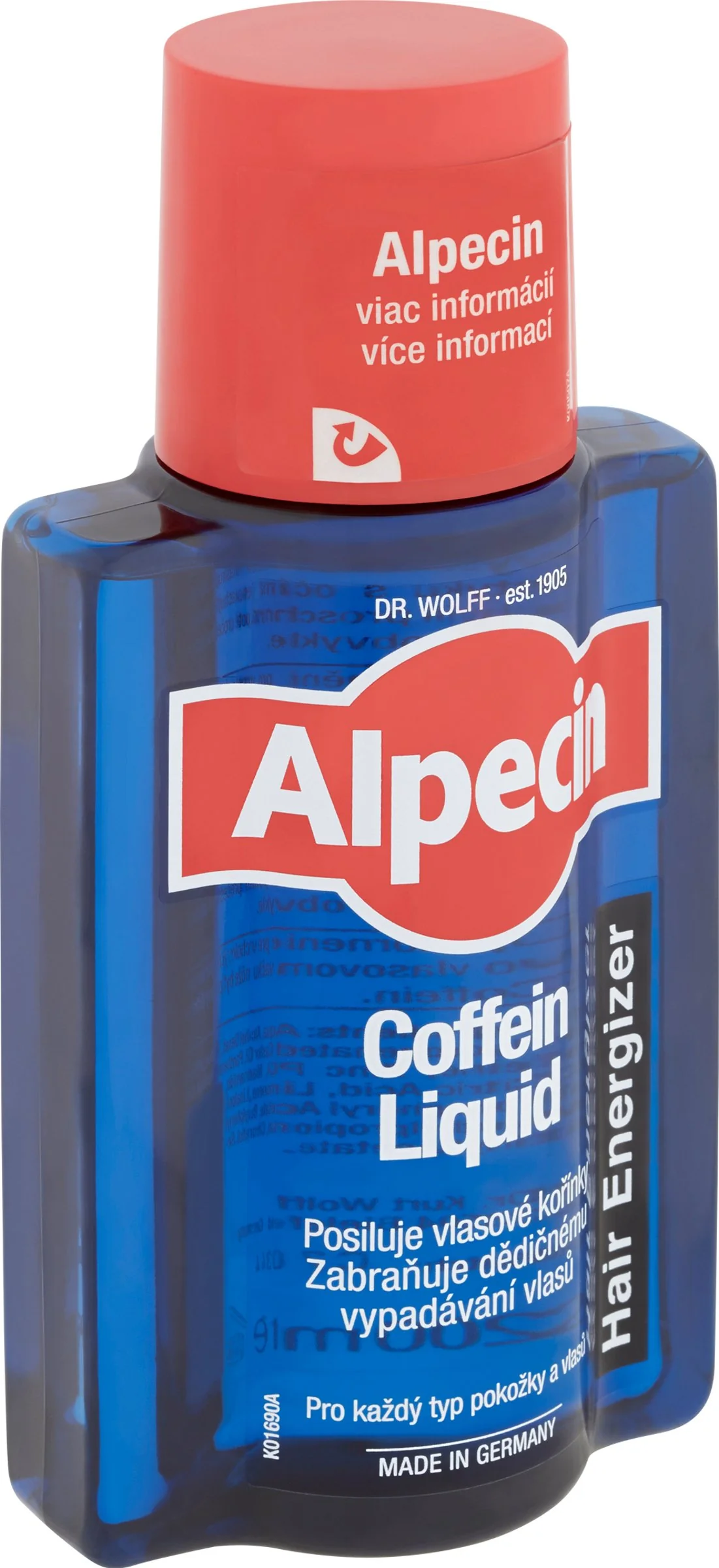 ALPECIN Hair Energizer Liquid 1×200 ml, proti vypadávaniu vlasov pre mužov