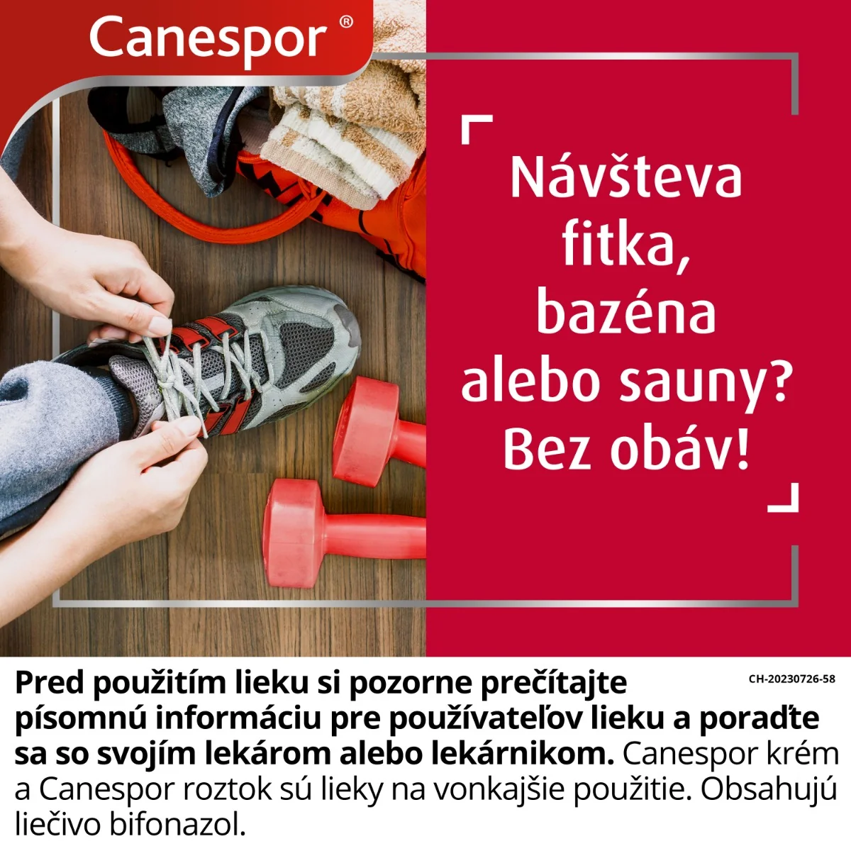 Canespor krém 1×15 g, liek