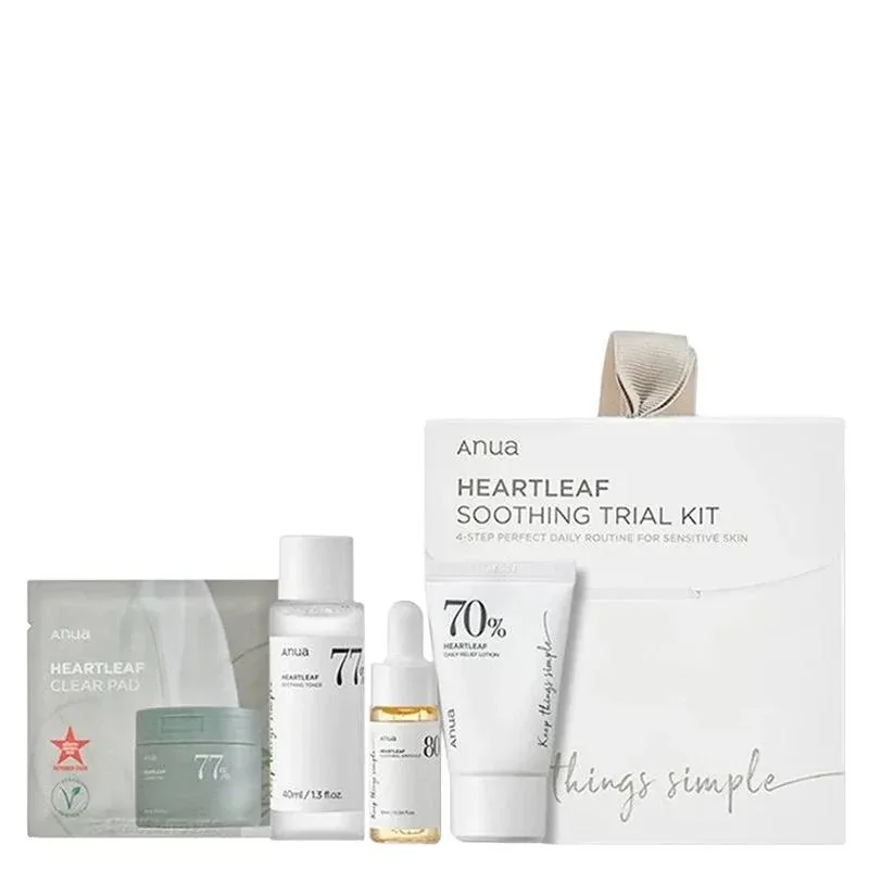 ANUA - Heartleaf Soothing Trial Kit - kozmetický set pre citlivú pleť