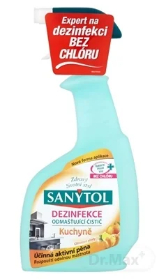 SANYTOL ODMASŤUJÚCI ČISTIČ Kuchyňa 1×150 ml, sprej