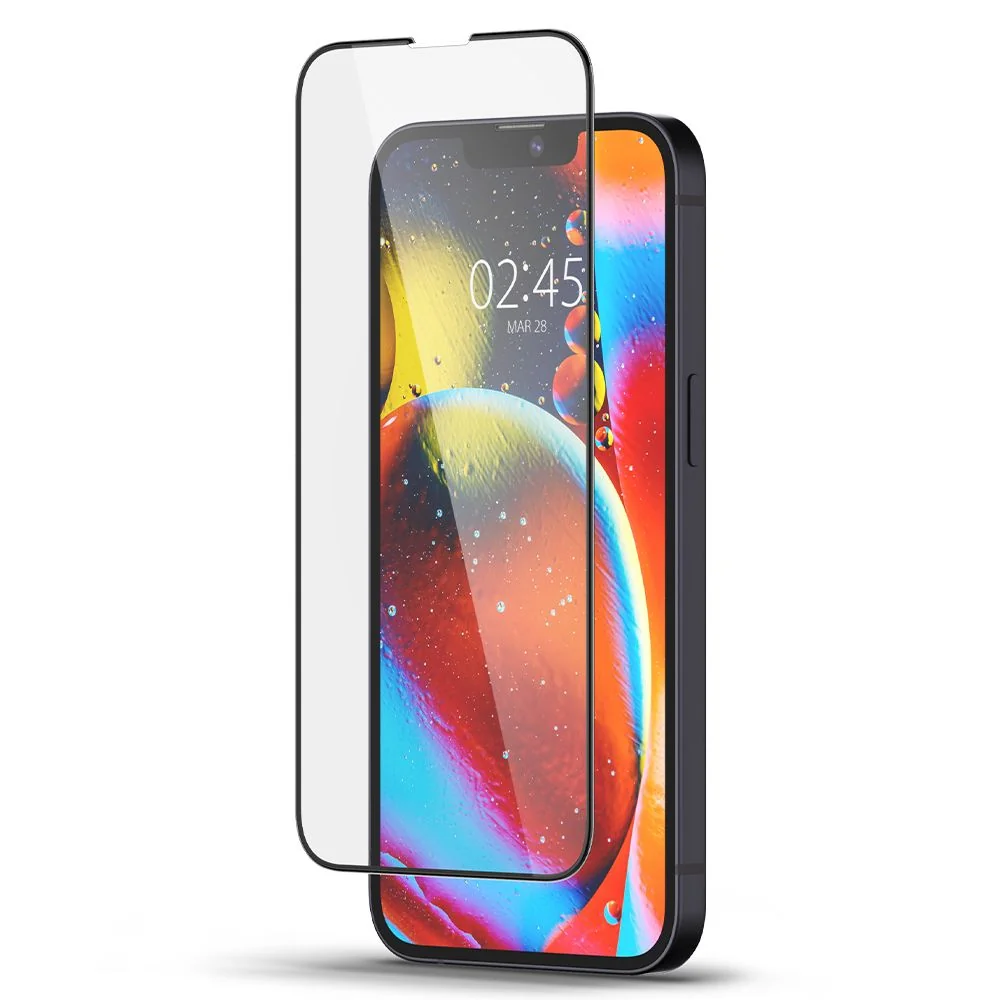 Spigen Slim HD ochranné sklo na iPhone 13 Pro Max / 14 Plus / 15 Plus, čierne