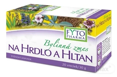 FYTO Bylinná zmes NA HRDLO A HLTAN 20×1,5 g, bylinná zmes