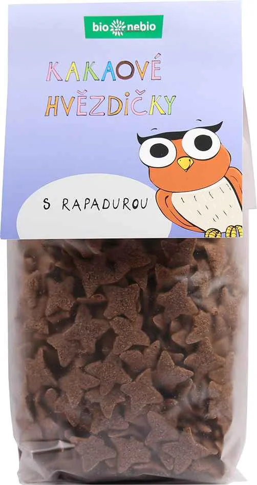 Bionebio Kakaove Hviezdicky S Rapadurou 150g