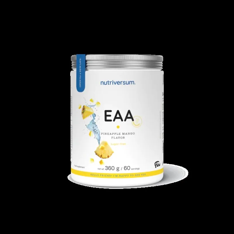 Nutriversum - FLOW - EAA 360g bez cukru - Príchuť ananás-mango