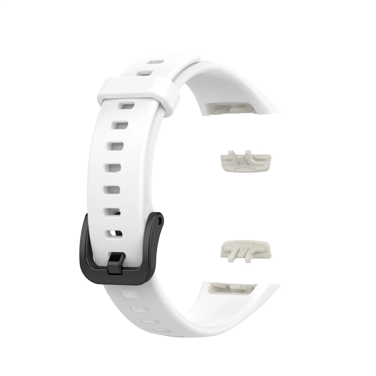 BStrap Silicone remienok na Honor Band 6 / Huawei Band 6 white