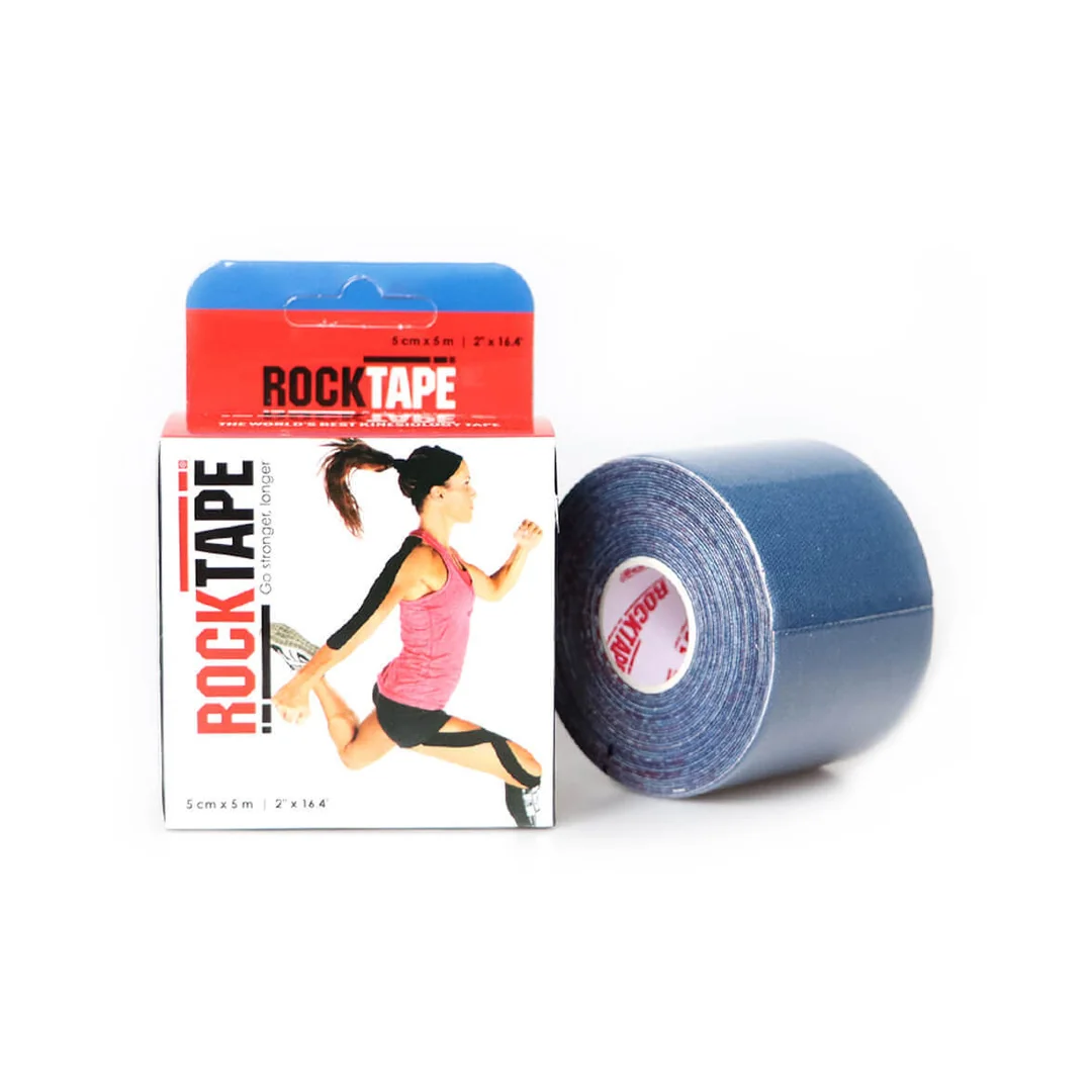 RockTape 5cm x 5m tmavo modrá