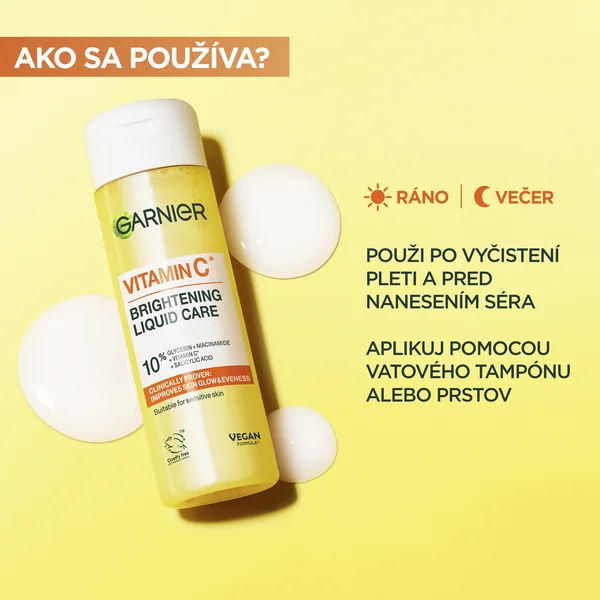 Garnier Vitamin C rozjasňujúca esencia 1×120 ml, esencia na tvár