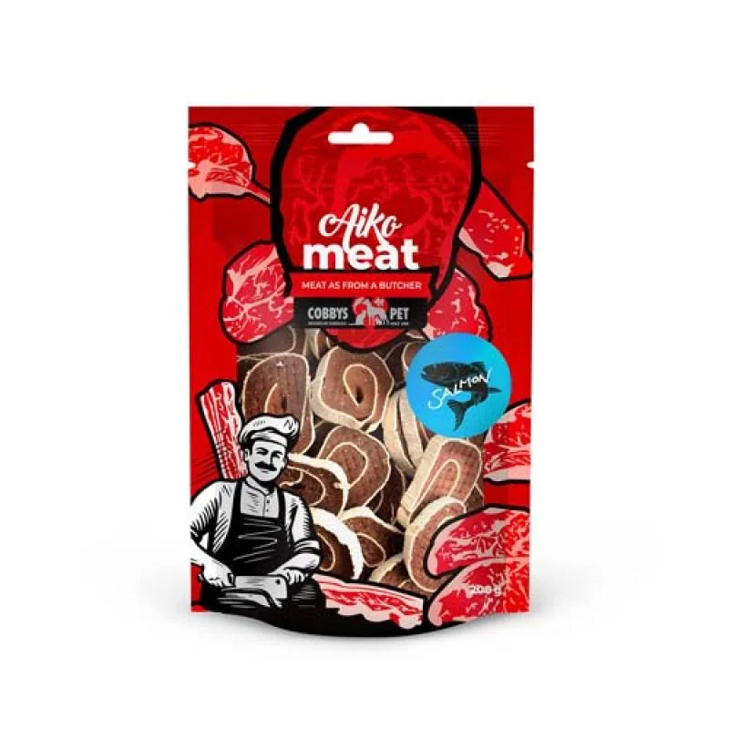 COBBYS PET AIKO Meat sushi z lososa 200g 