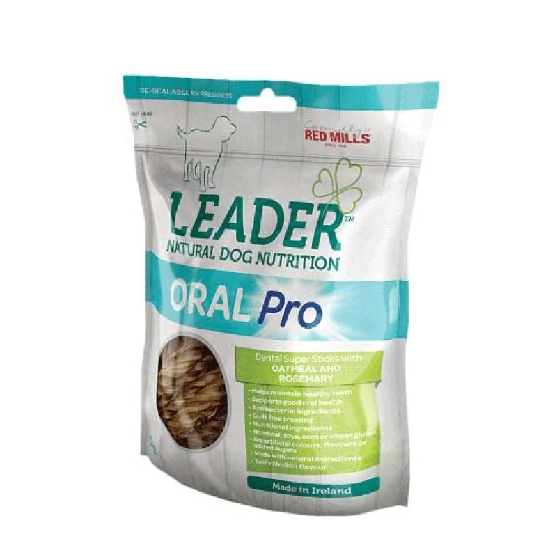 LEADER Oral Pro Oatmeal & Rosemary 130g -Dentálna tyčinka s ovsenými vločkami a rozmarínom