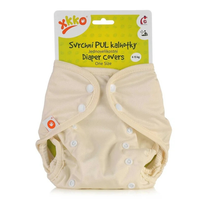 XKKO Vrchné plienkové nohavičky One Size - Pastel Yellow